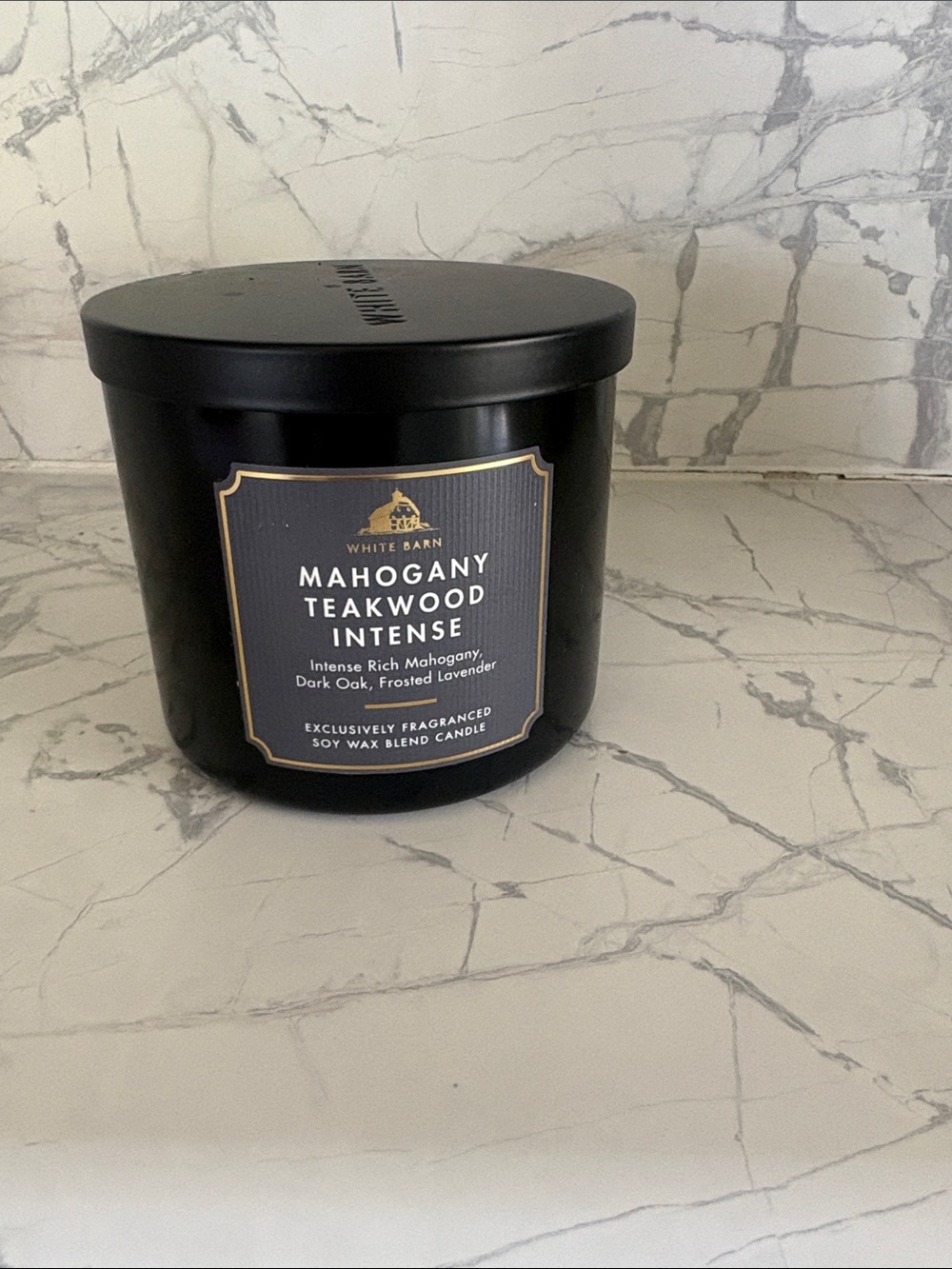 Bath & Body Works Black Mahogany Teakwood Intense Candle
